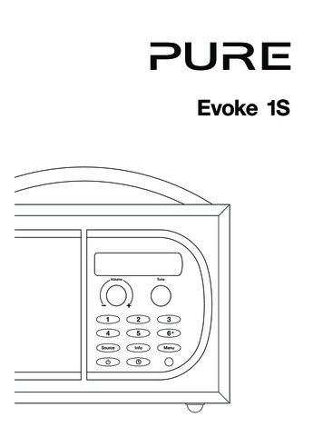 Evoke 1S Owner's Manual (English-only For UK And Australia)