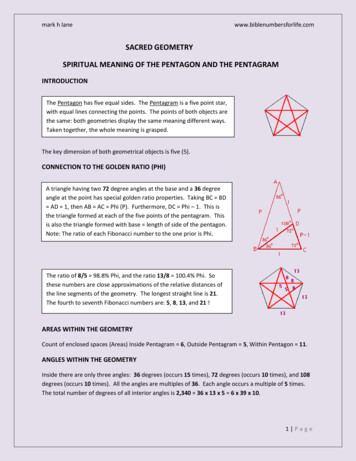 SACRED GEOMETRY SPIRITUAL MEANING OF THE PENTAGON 