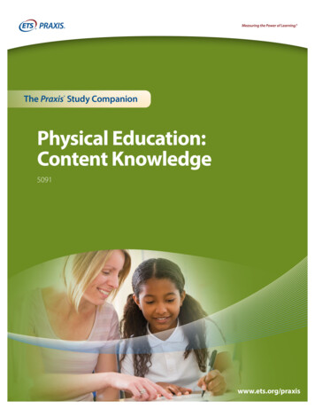 Physical Education: Content Knowledge