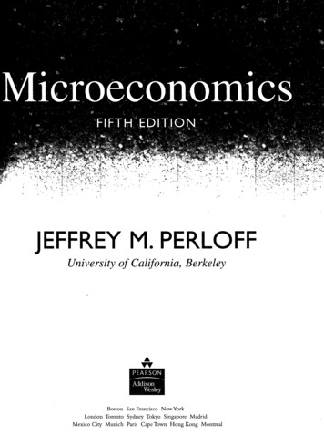 Microeconomics - Verbundzentrale Des GBV