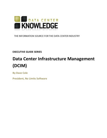 EXECUTIVE GUIDE SERIES Data Center Infrastructure .