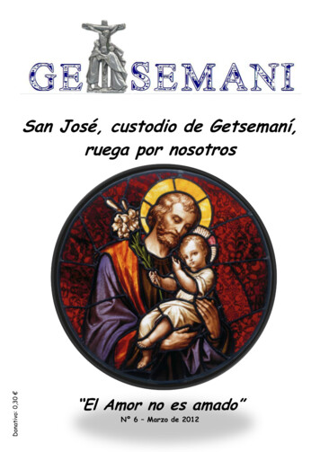 San José, Custodio De Getsemaní, Ruega Por Nosotros