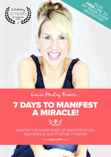 7 DAYS TO MANIFEST A MIRACLE! - The Game Of Life