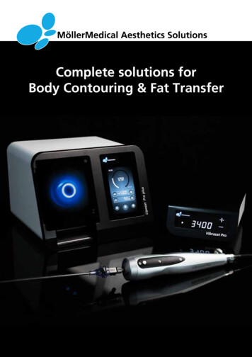 Complete Solutions For Body Contouring & Fat Transfer