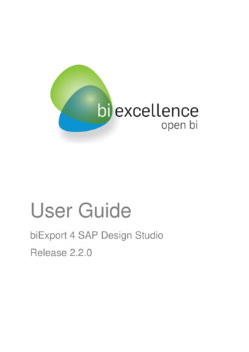 SAP Design Studio User Guide