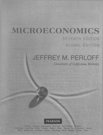 MICROECONOMICS SEVENTH EDITION GLOBAL EDITION JEFFREY 