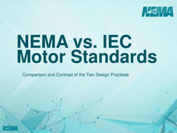 NEMA Vs. IEC Norms - Water Energy Toolkit