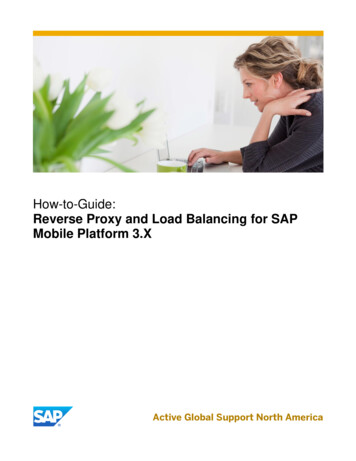 How-to-Guide: Reverse Proxy And Load Balancing For SAP .