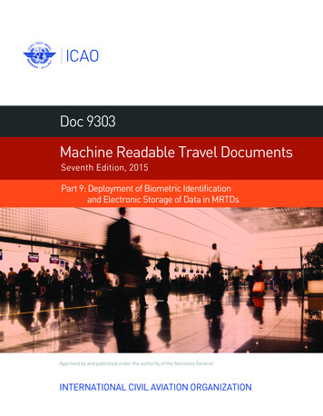 Doc 9303 Machine Readable Travel Documents