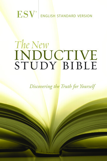 The New Inductive Study Bible (ESV)