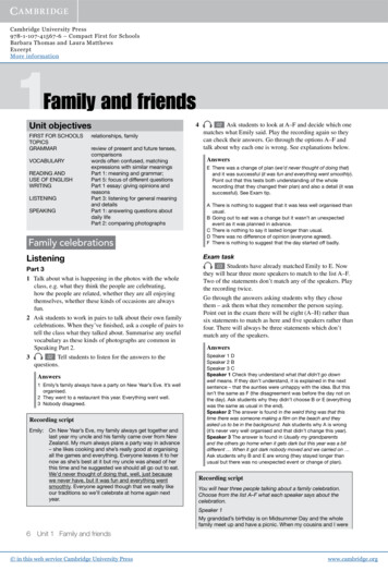 Family And Friends - Assets