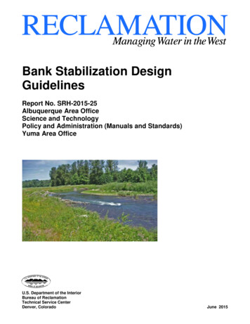 Bank Stabilization Design Guidelines - Usbr.gov