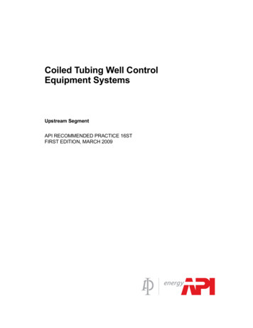 Coiled Tubing Well Control Equipment Systems