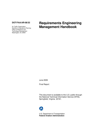 Requirements Engineering Management Handbook
