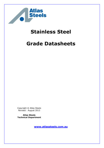 Stainless Steel Grade Datasheets