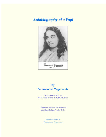 Autobiography Of A Yogi - Free Spiritual Ebooks
