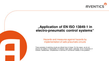 „Application Of EN ISO 13849 1 In Electro -pneumatic .