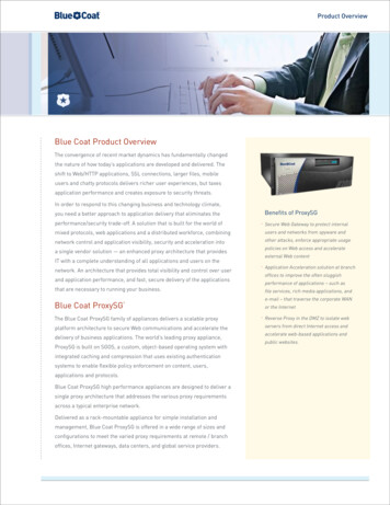 Blue Coat Product Overview - PCHelperTeam