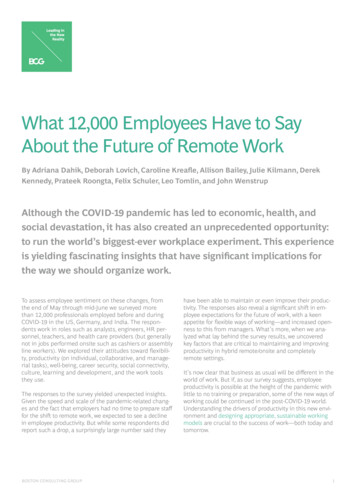 What 12000 Employees Have To Say About The Future Of .
