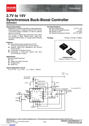 2.7V To 14V Synchronous Buck-Boost Controller