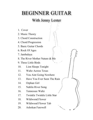 Beginner Guitar Songbook 2018 - Jenny Lester
