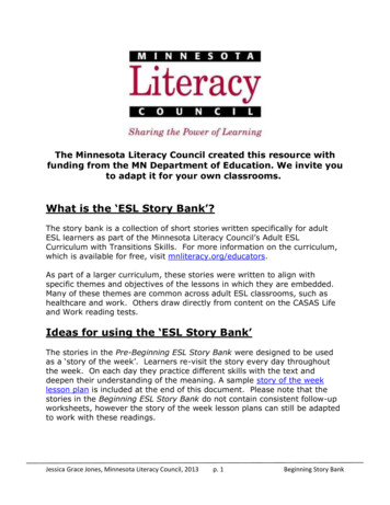 What Is The ‘ESL Story Bank’? - Literacy Minnesota
