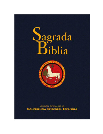 SAGRADA BIBLIA VERSIÓN OFICIAL DE LA