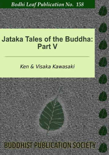 Jataka Tales Of The - Buddhist Publication Society