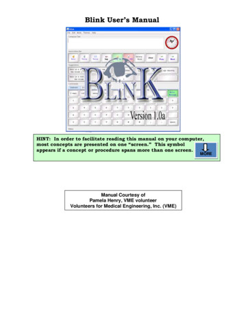 Blink User’s Manual