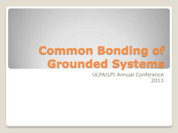 Common Bonding Of Grounded Systems