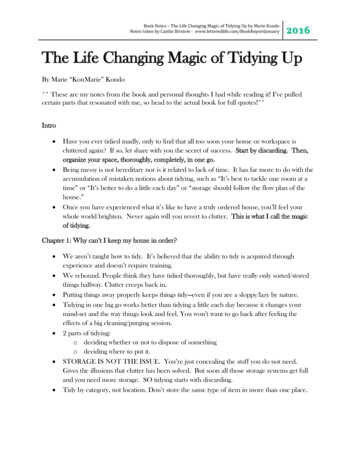 The Life Changing Magic Of Tidying Up - WordPress 