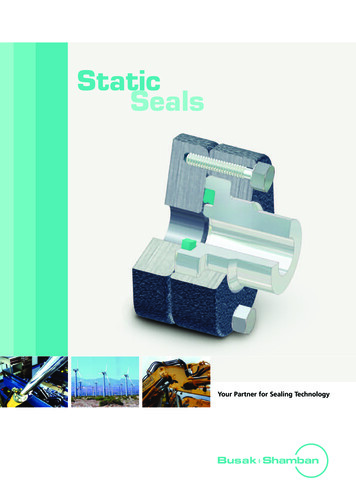 Complete Static Seal Catalogue