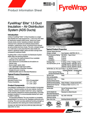 Product Information Sheet - Unifrax