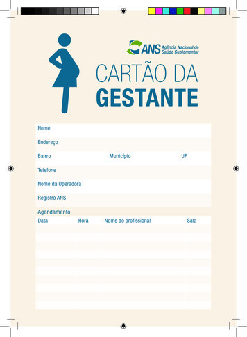 CARTÃO DA GESTANTE