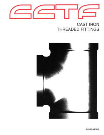 CAST IRON THREADED FITTINGS - CCTF