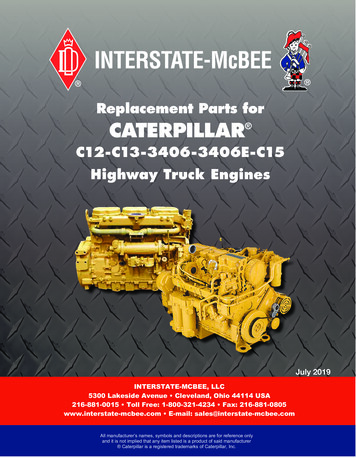 Replacement Parts For CATERPILLAR - Interstate McBee