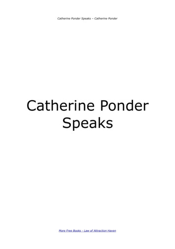 Catherine Ponder Speaks - Law Of Attraction Haven