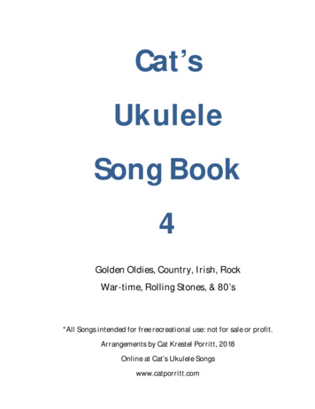 Cats Ukulele Songbook - WordPress 