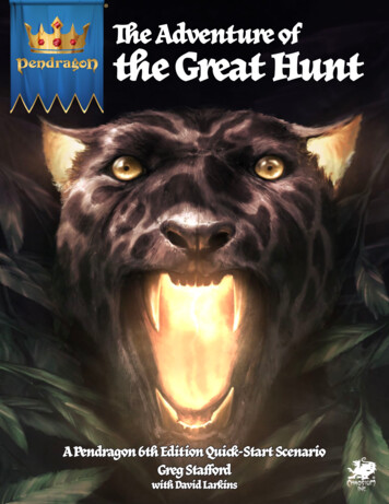 The Adventure Of The Great Hunt - Chaosium Inc.