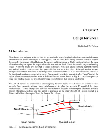 Chapter 2 Design For Shear - University Of Ottawa