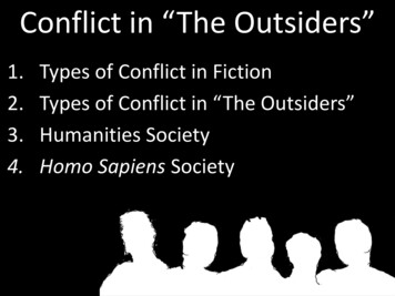 Conflict In “The Outsiders”
