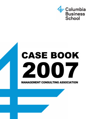 CASE BOOK 2007 - University Of Toronto