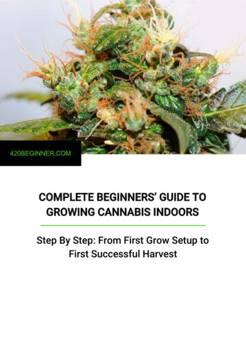 COMPLETE BEGINNERS’ GUIDE TO GROWING CANNABIS INDOORS