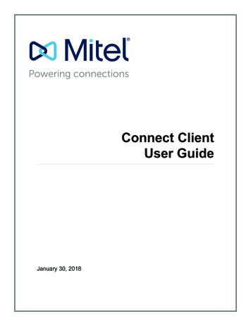 ShoreTel Connect Client User Guide - Thiel