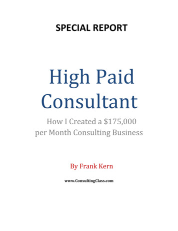 High Paid Consultant - Frank Kern
