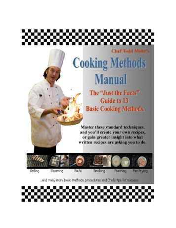 Cooking Methods Manual