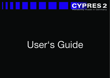 User‘s Guide - CYPRES