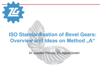 ISO Standardisation Of Bevel Gears - ZG GmbH
