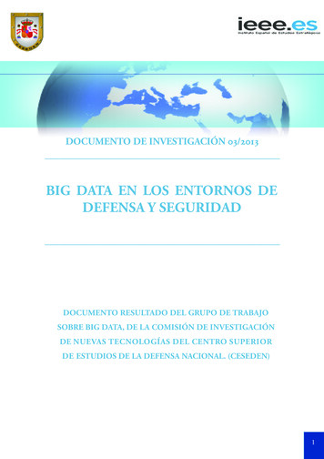 DOCUMENTO DE INVESTIGACIÓN 03/2013 - IEEE