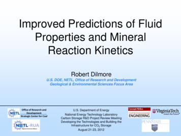 Improved Predictions Of Fluid Properties And Mineral .